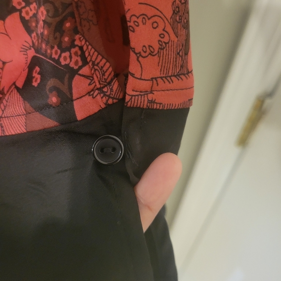 Modcloth Womens Plus Size Retro Dark Romance Asian Artsy A-line Dress. Size 14 - Picture 8 of 12